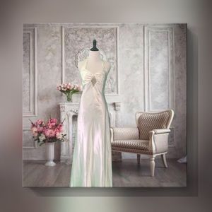 Jessica McClintock Gunne Sax White Wedding Dress